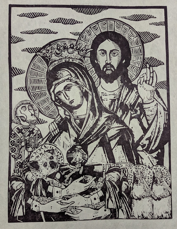 Christ Gifts Mary a Chihuahua by Candacee White, Image 1.