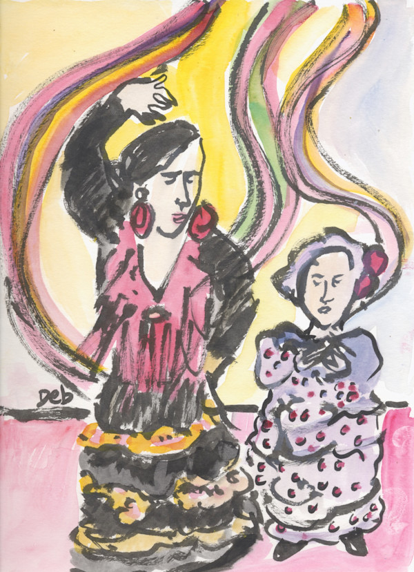 Deb dances at Lake Harriet by Anita Inez White