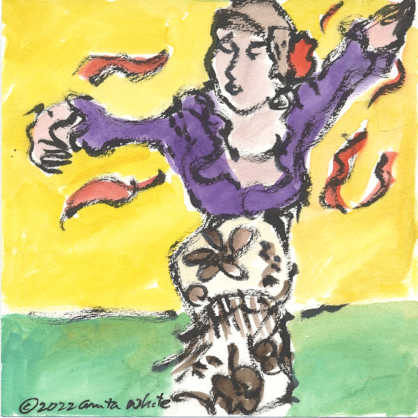 Flamenco at the Fair by Anita Inez White
