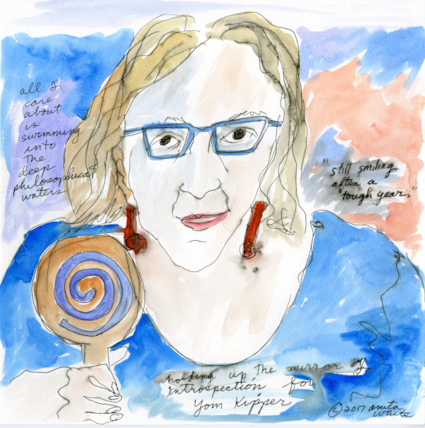 Inner Self Portrait for Yom Kippur by Anita Inez White