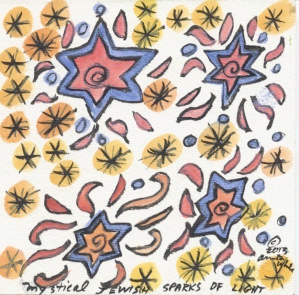 Mystical Jewish Sparks of Light by Anita Inez White