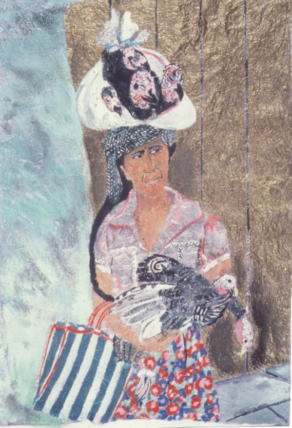 Turkey Seller, Oaxaca, Mexico by Anita Inez White