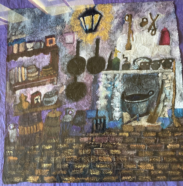 Moody  Kitchen by Anita Inez White