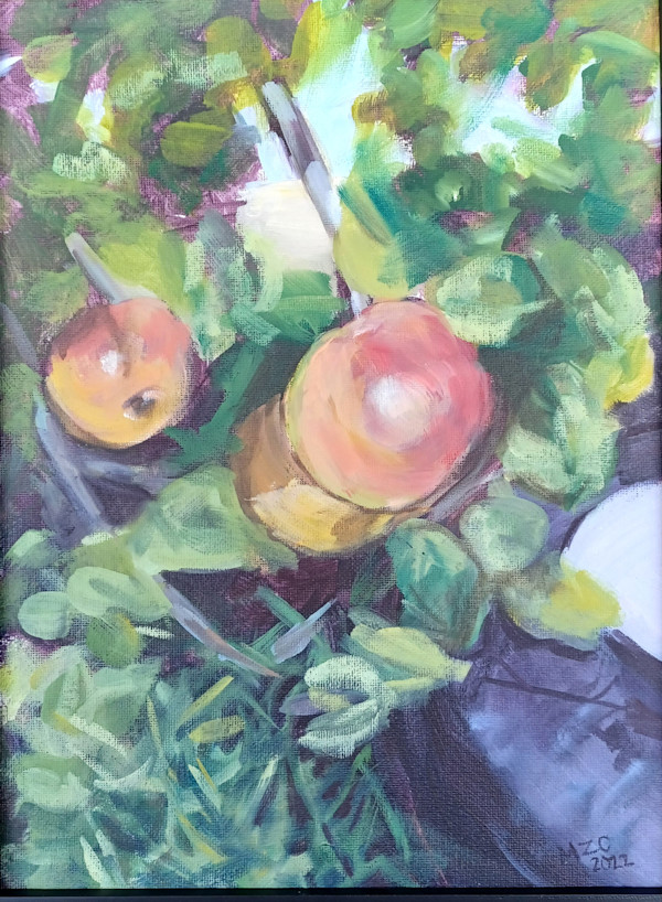 Apple Tree and Old Tire by Melissa Clark