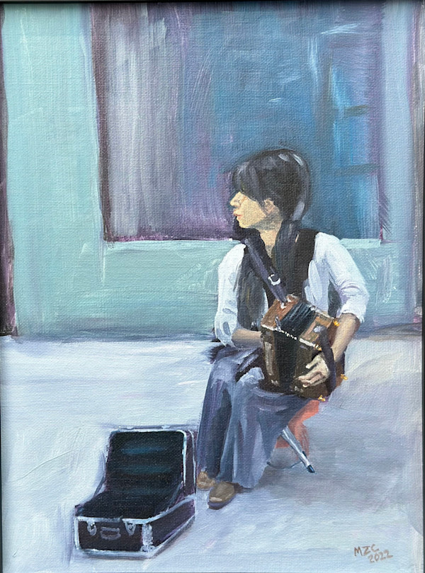 Busker, Galway by Melissa Clark