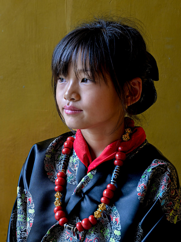 Pretty Bhutanese Girl by George Salter Photography, Image 1.