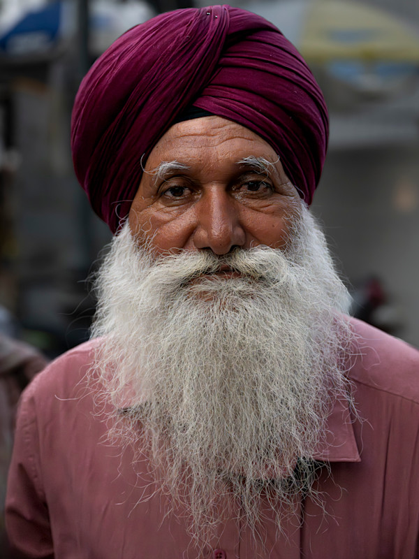 Magenta Turban by George Salter Photography, Image 1.