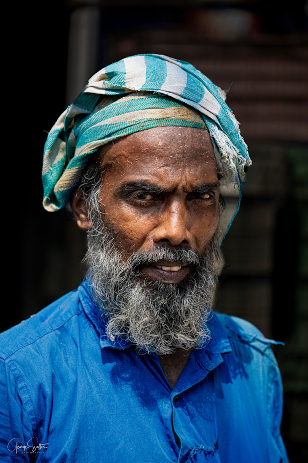 Kerala Street Laborer by George Salter Photography, Image 1.