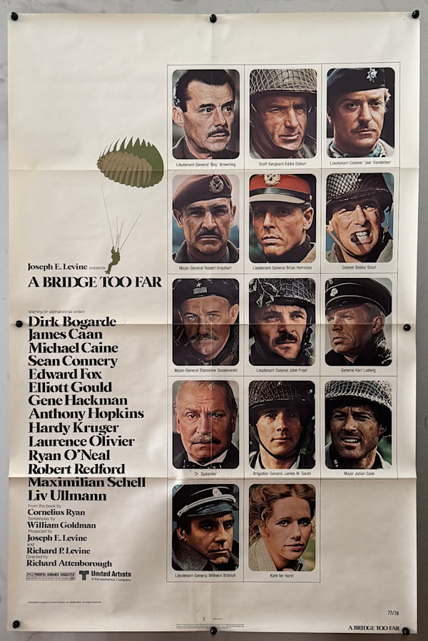 A Bridge Too Far, US 1 Sheet, 1977