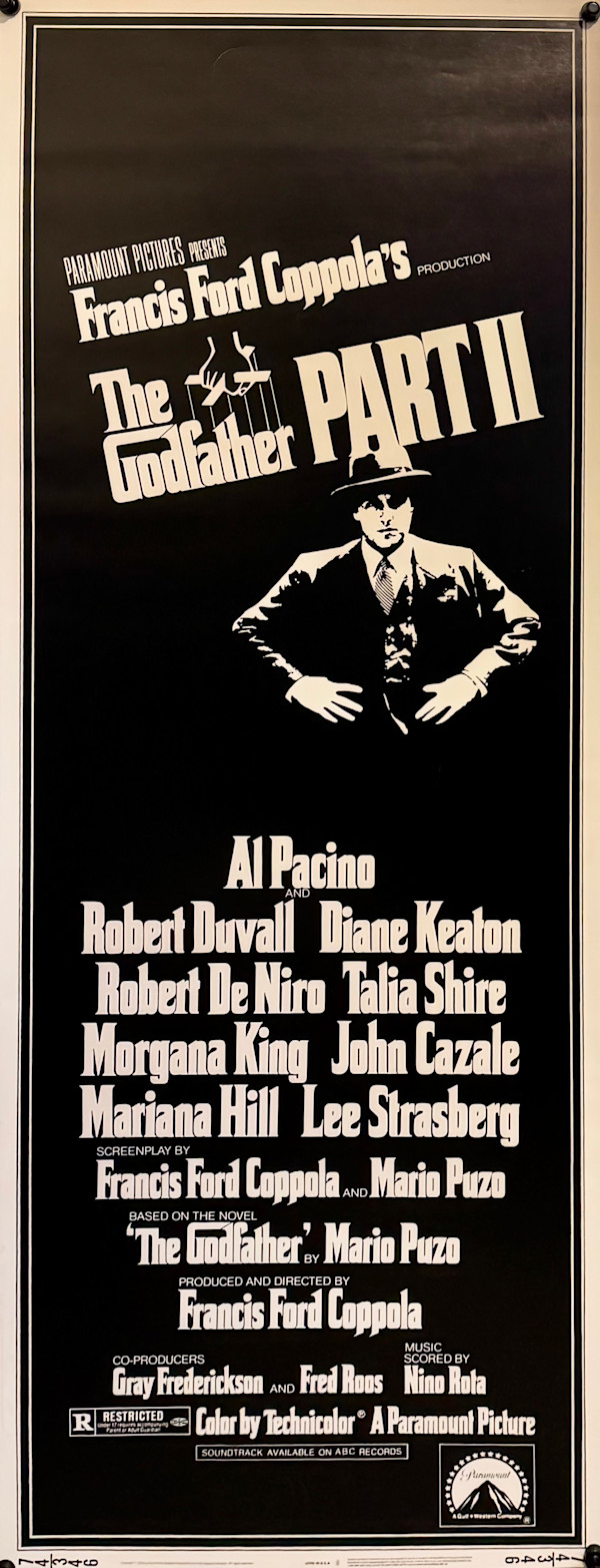 The Godfather Part II US Insert 1974