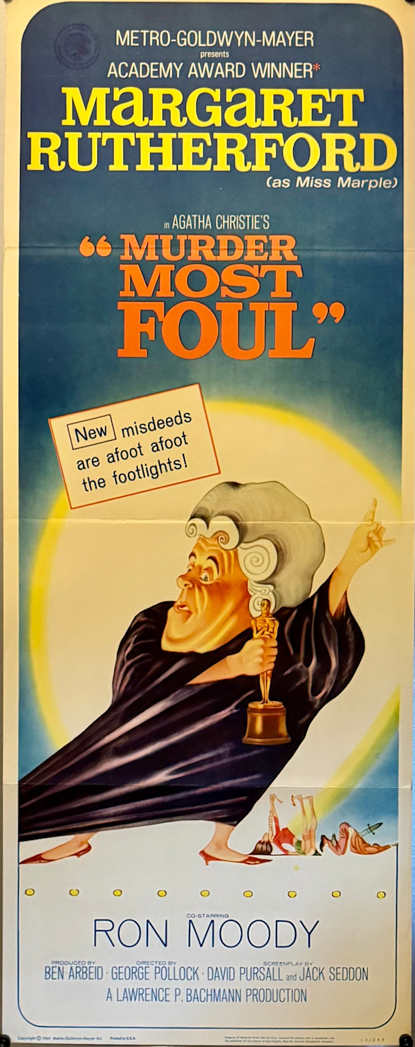 Murder Most Foul US Insert, 1964