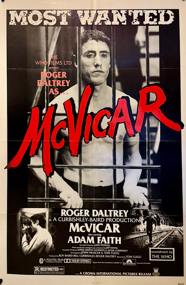 McVicar US 1-Sheet, 1981