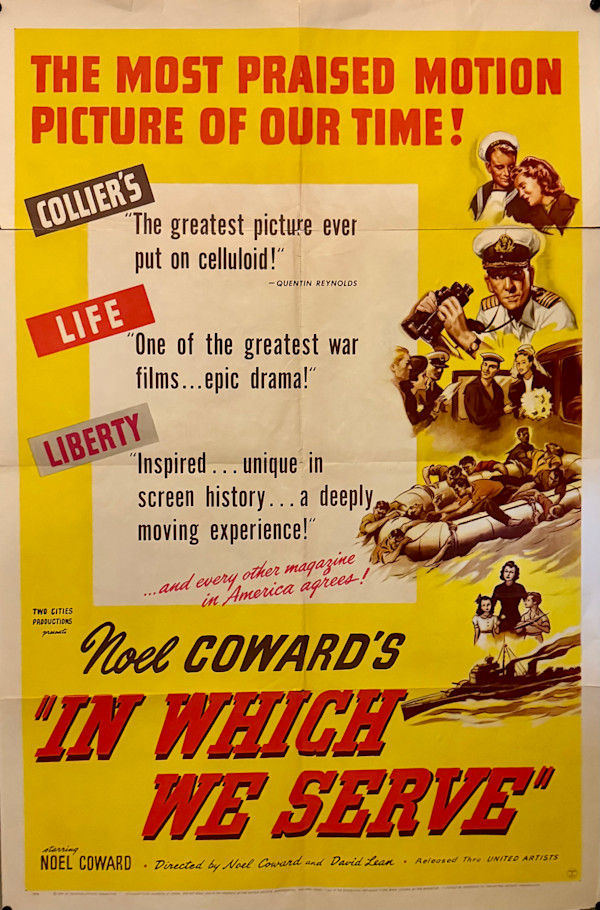 In Which We Serve US One-Sheet, 1942