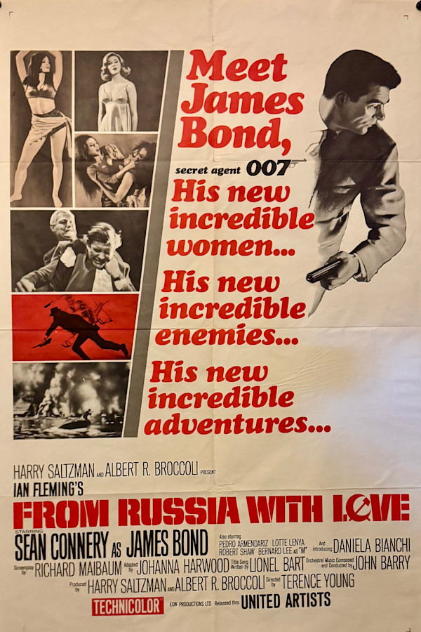 From Russia With Love US 1-Sheet, Style A, 1964