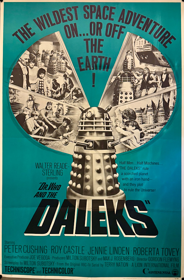 Doctor Who and the Daleks US 1-Sheet, 1966