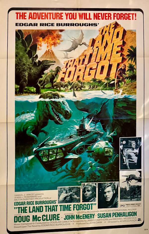 The Land that Time Forgot US 1-Sheet, 1975 by George Akimoto