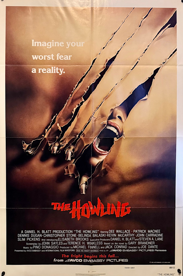 The Howling US 1-Sheet, 1981 by Stan Watts