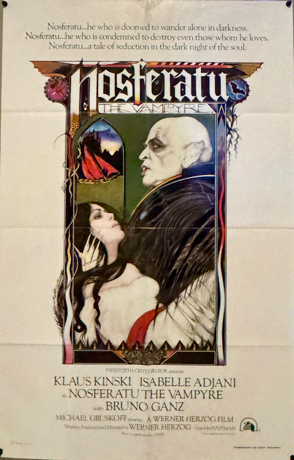 Nosferatu US One Sheet, 1979 by David Paladini