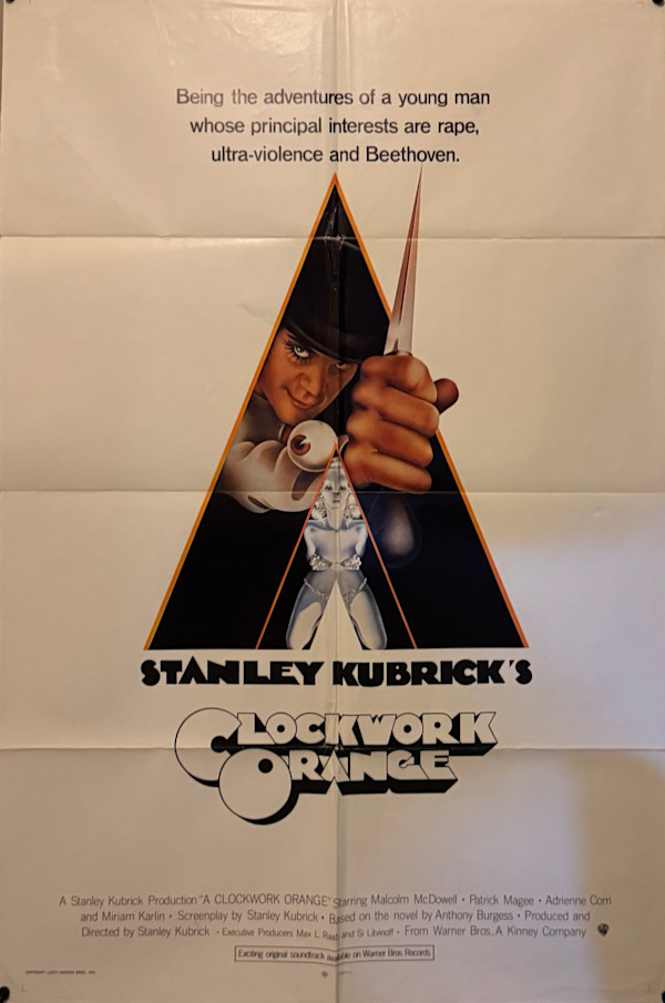 A Clockwork Orange US 1-Sheet, 1971 by Phillip Castle