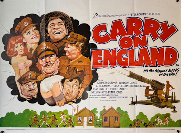 Carry On England, British Quad, 1976, Image 1.