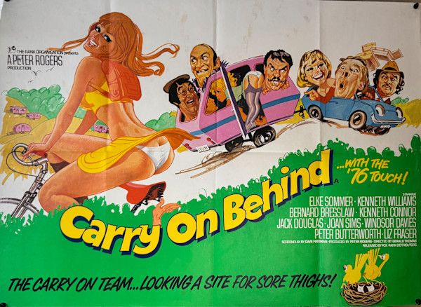 Carry On Behind, British Quad, 1975, Image 1.