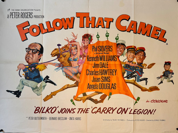 Carry on Follow That Camel, 1967, British Quad, Image 1.
