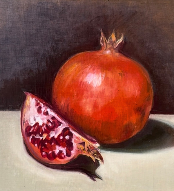 Pomegranate Portrait by Lindsay Shillington