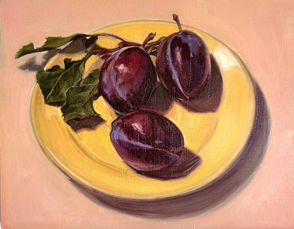 Plum Trio by Lindsay Shillington
