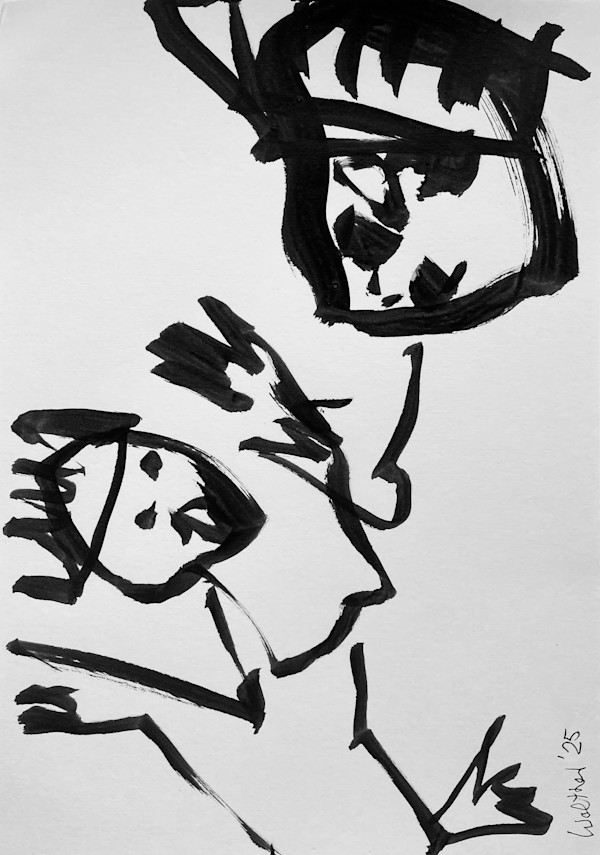 Daddy Playing High-Five With His Toddler by Susanne Cäcilie Walther