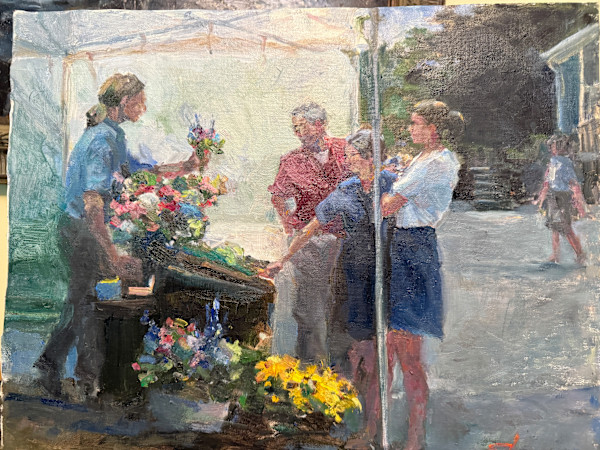 The Flower Vendor by Shauna Shane