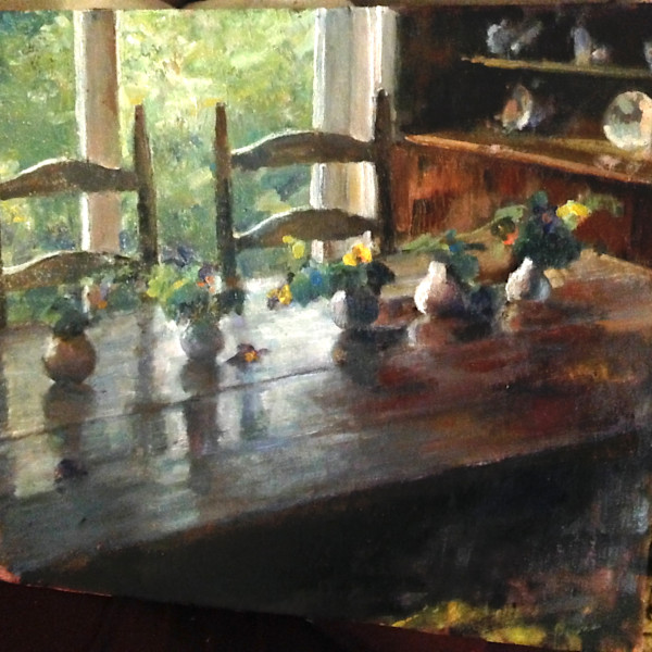 Pansies All in a Row by Shauna Shane, Image 1.