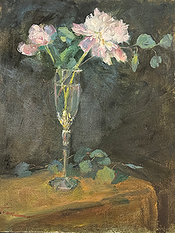 Peonies in Champaign Flute by Shauna Shane, Image 1.