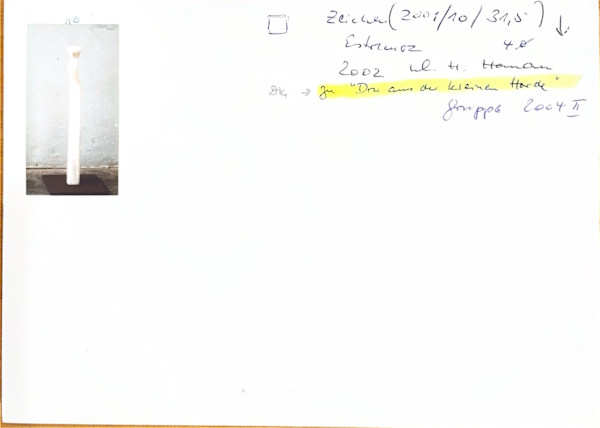 Zeichen 2001-10-31,5 by Gisela Weber