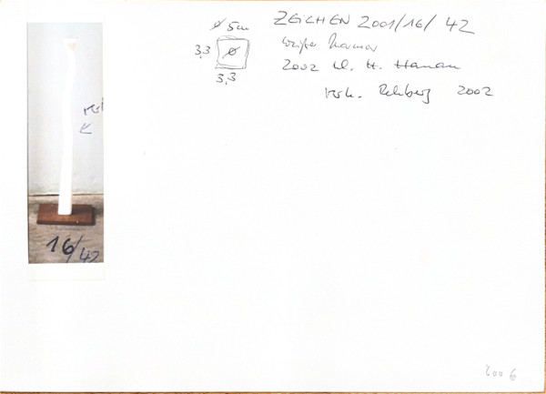 Zeichen 2001-16-42 by Gisela Weber