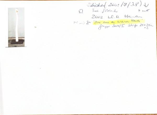 Zeichen 2001-7-38 by Gisela Weber