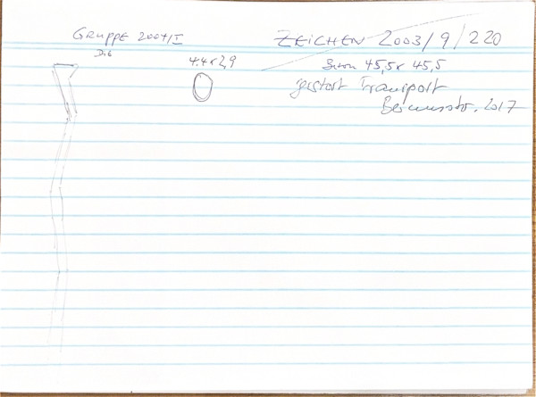 Zeichen  2003-9-220 by Gisela Weber