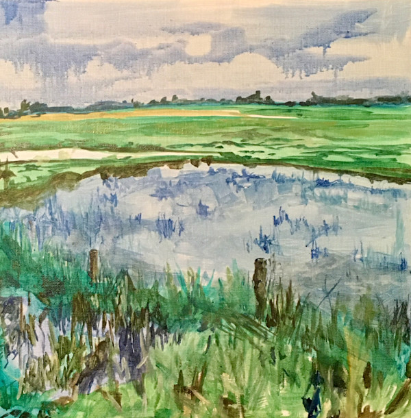 Bomb Crater Pond (Walthamstow Marshes) by Sarah Dee Barrett