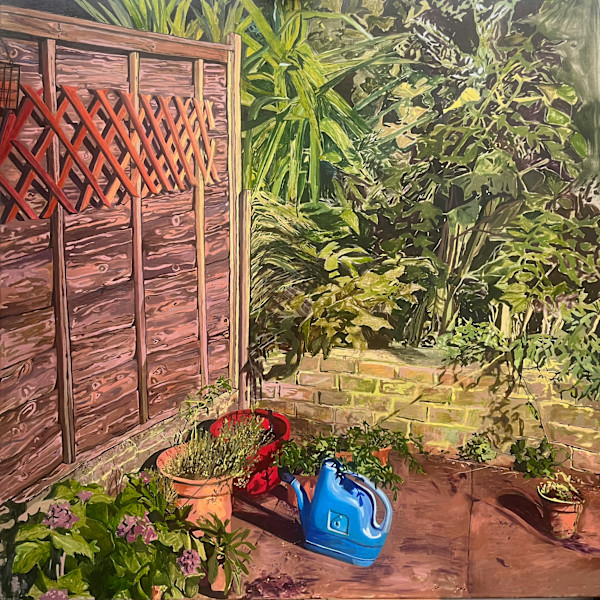 Back Yard at Night by Sarah Dee Barrett, Image 1.