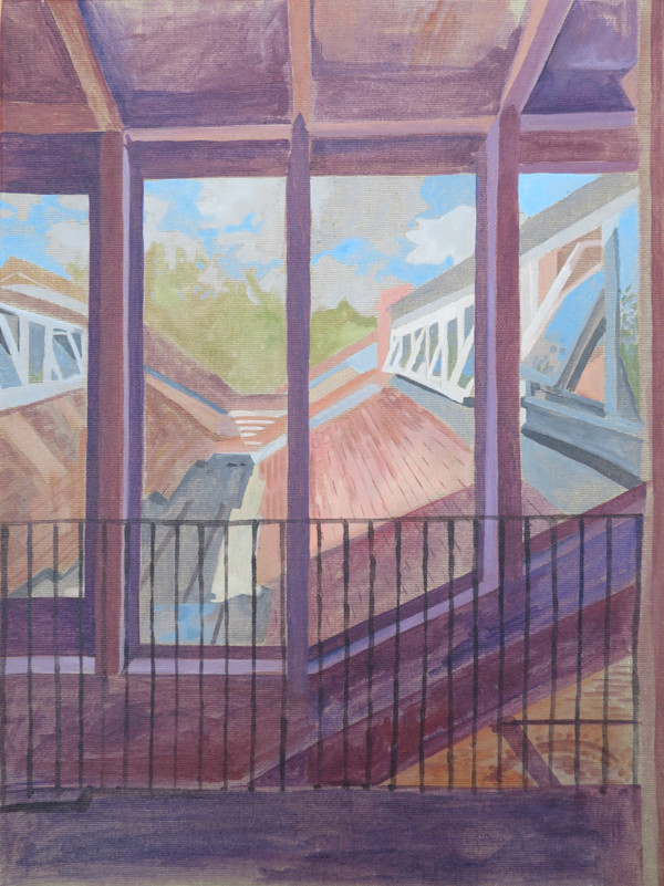 Sunny Rooftops view by Sarah Dee Barrett