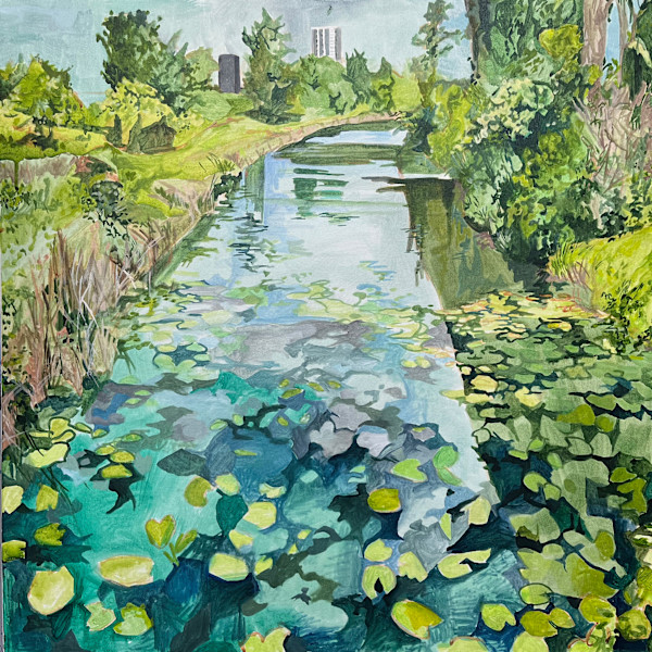 Walthamstow Wetlands Reservoir by Sarah Dee Barrett