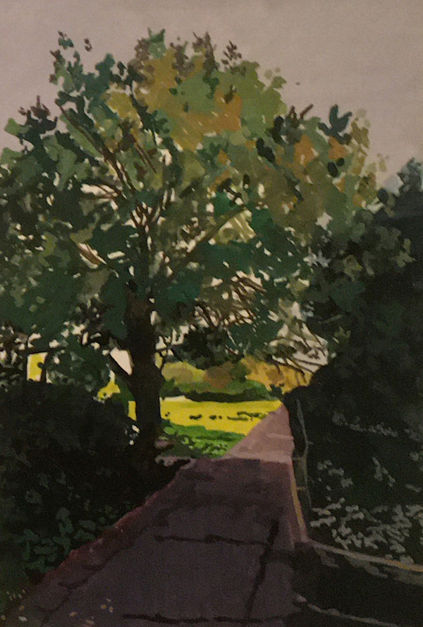 Waterworks Path in October by Sarah Dee Barrett