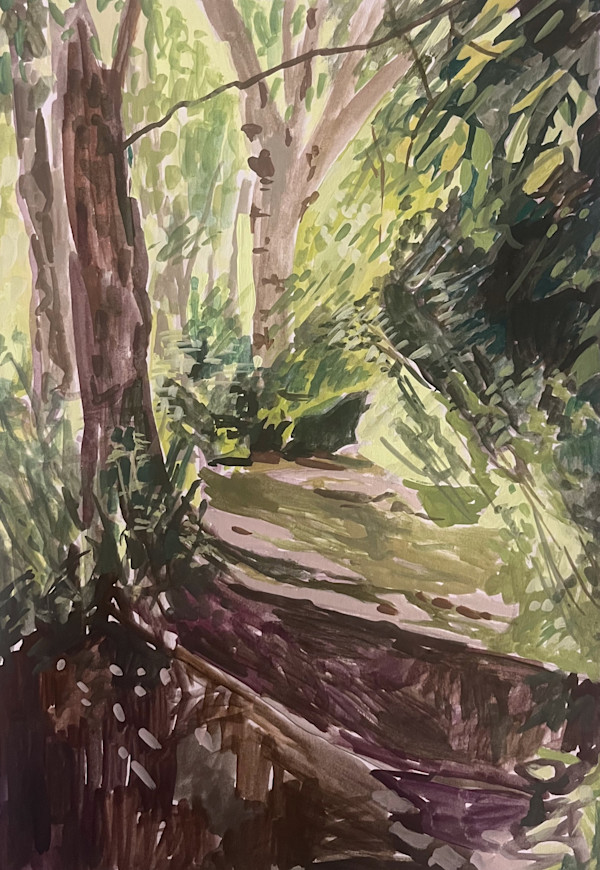 Woods Scene by Sarah Dee Barrett