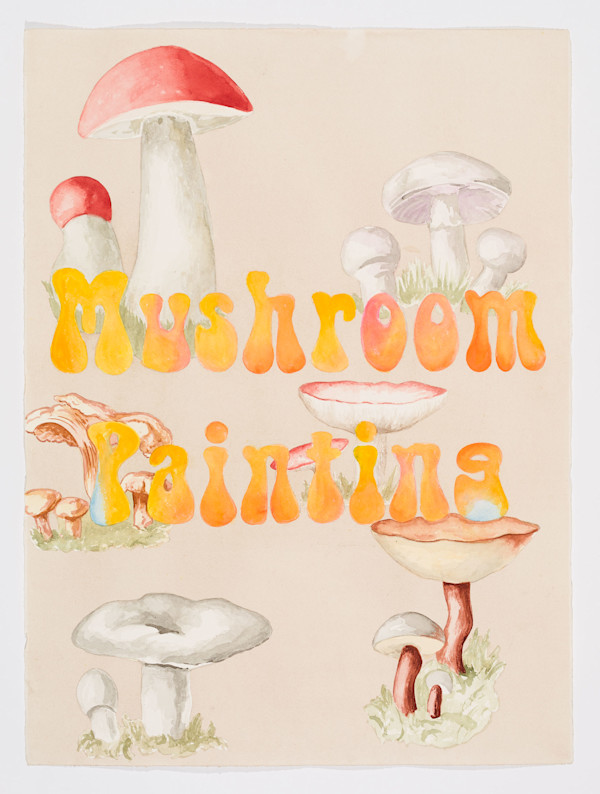Mushroom Painting by Stieg Persson