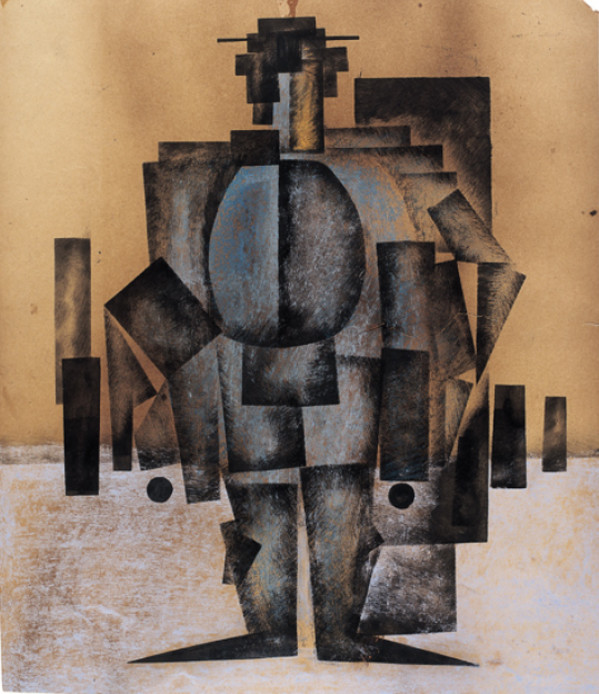 Cavaliere con mantello by Kazimir Severinovich Malevich