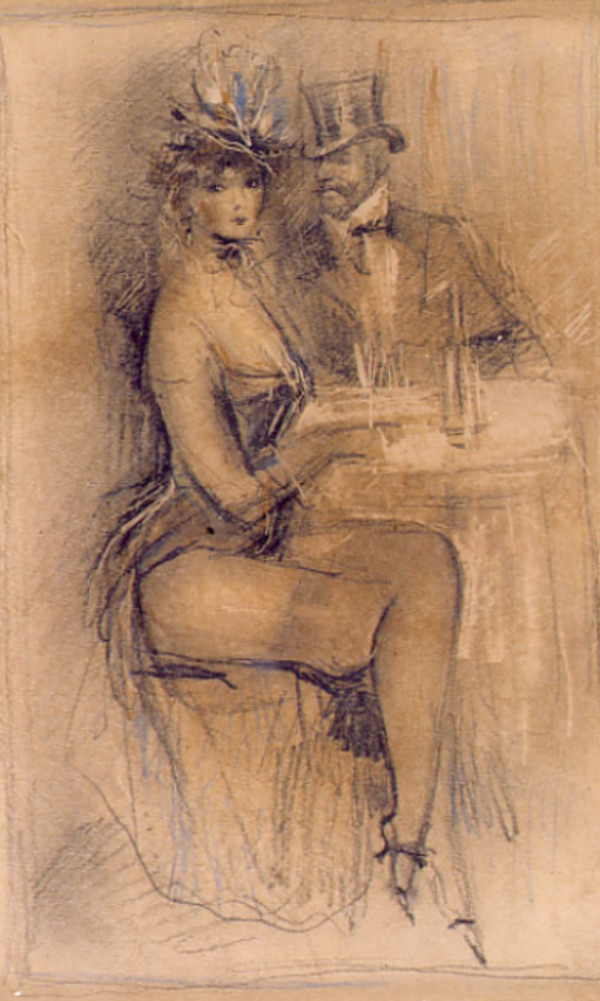 Champagne by Konstantin Ivanovich Rudakov