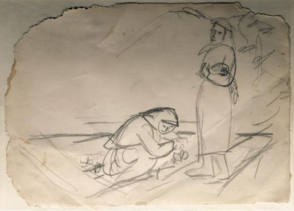 Contadine al lavoro by Kazimir Severinovich Malevich