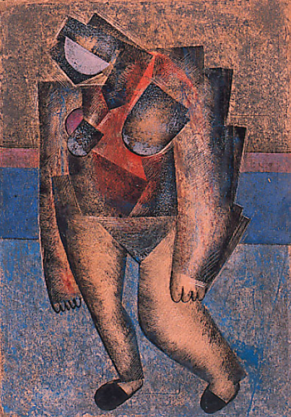 Donna triste che cammina by Kazimir Severinovich Malevich