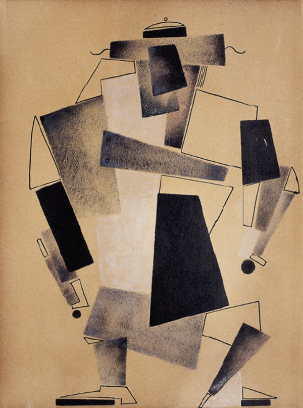 Figura con ushanka by Kazimir Severinovich Malevich