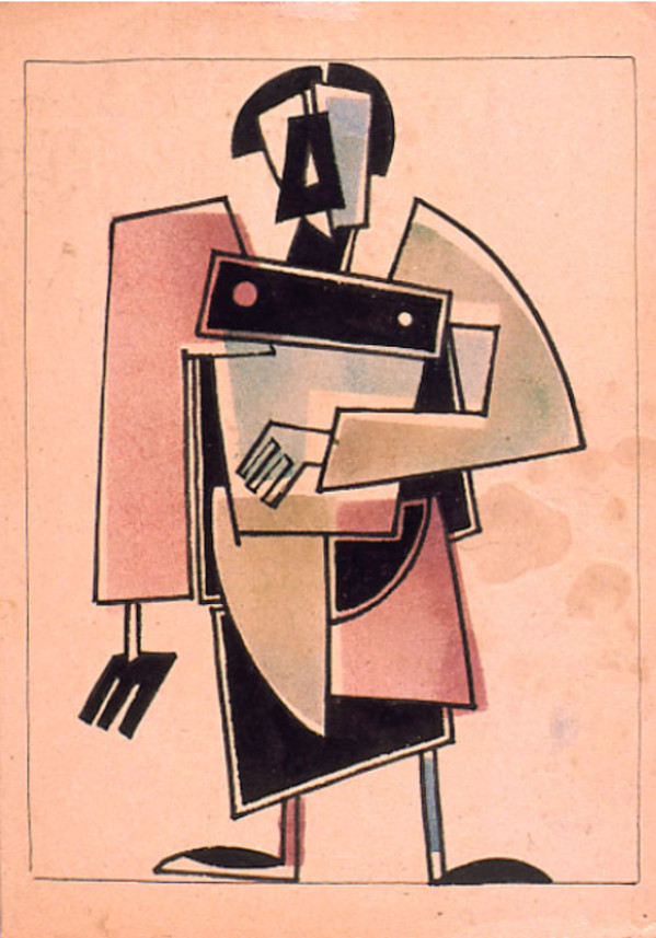 Figura in piedi by Vladimir Evgrafovich Tatlin