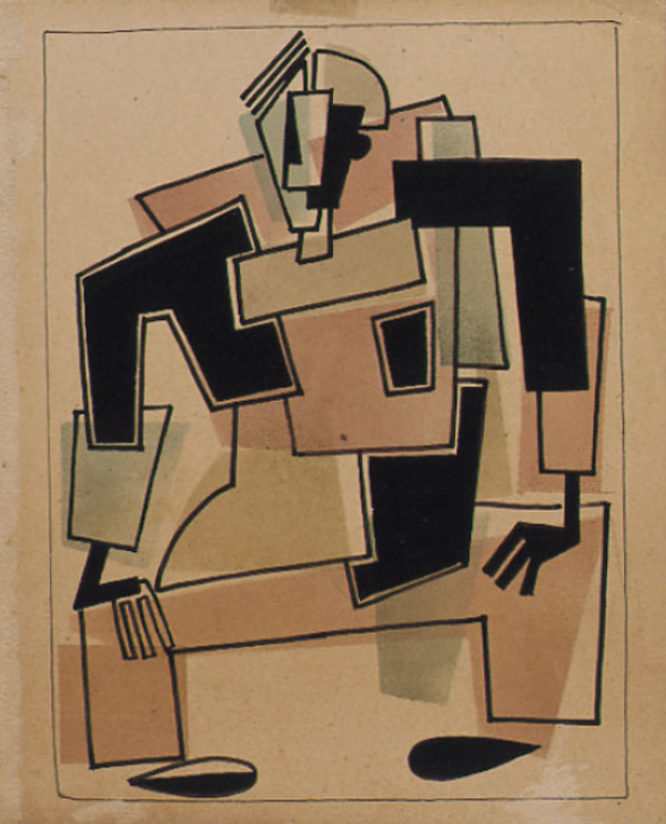 Figura seduta by Vladimir Evgrafovich Tatlin